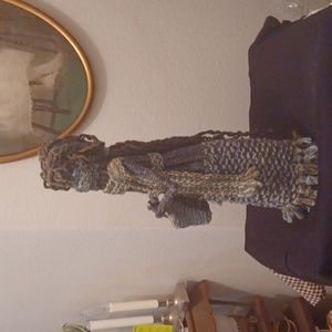 VTG  HAUNTED AFRICAN ACTIVE VESSEL FIGURE HM SPIRIT DOLL PSYCHIC POSSESSED BATA